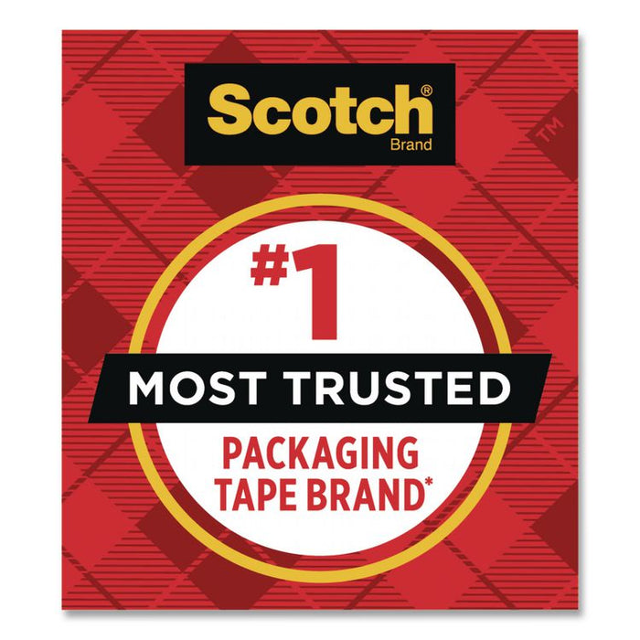 3850 Heavy-Duty Packaging Tape, 3" Core, 1.88" x 38.2 yds, Clear, 3 Rolls/Pack