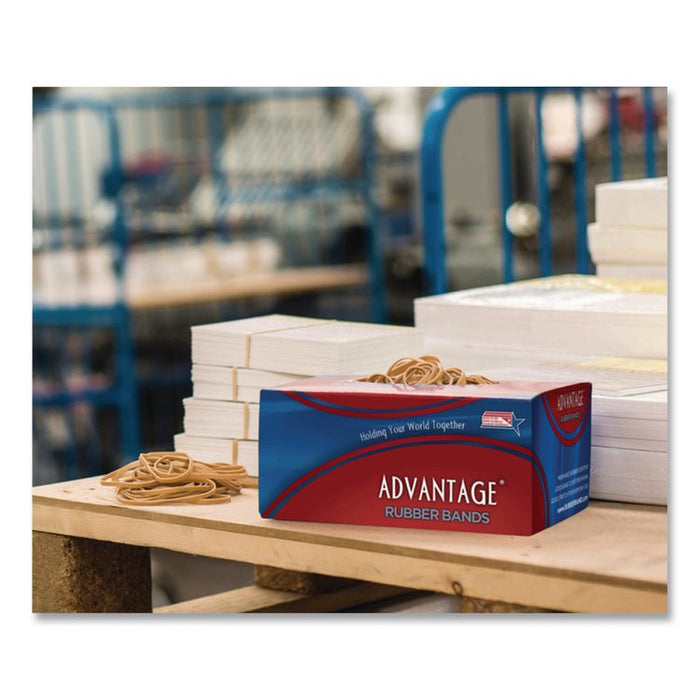 Advantage Multi-Purpose Rubber Band, Size 8, Natural Crepe, 1 lb Box, 5,200/Box