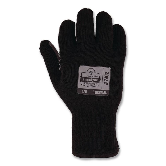 ProFlex 7402 Thermal Knit Cooler Gloves, 10" Long, X-Small (6), Black, Pair