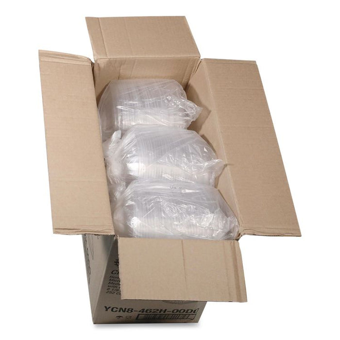 ClearView MealMaster Lid with Fog Gard Coating, 8.13 x 6.5 x 1, Clear, 252/Carton