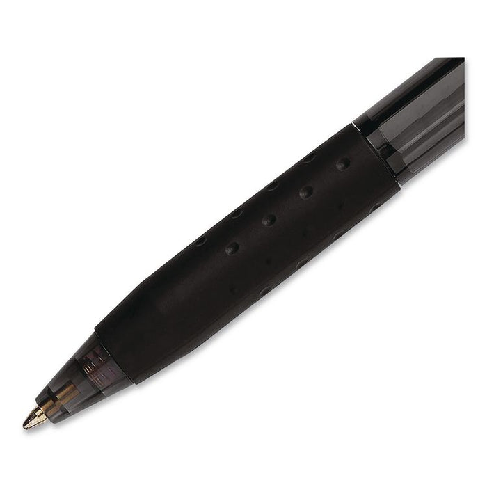 InkJoy 300 RT Ballpoint Pen, Retractable, Medium 1 mm, Black Ink, Black Barrel, 8/Pack