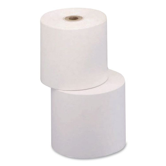 Impact Bond Paper Rolls, 1.75" x 150 ft, White, 10/Pack