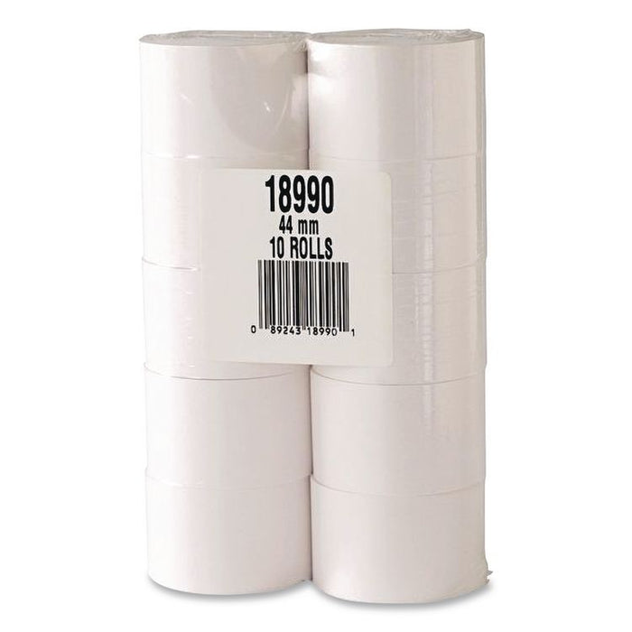 Impact Bond Paper Rolls, 1.75" x 150 ft, White, 10/Pack
