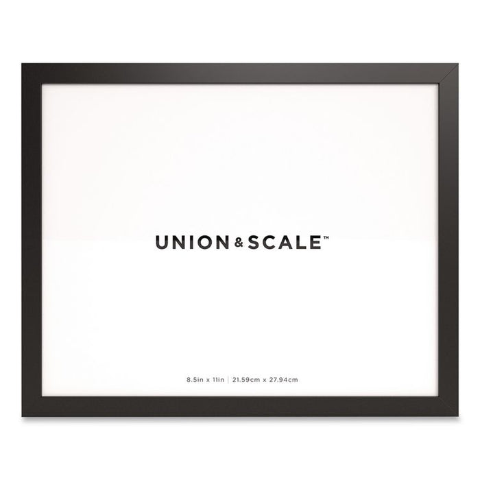 Essentials Wood Picture Frame, 8.5 x 11, Black