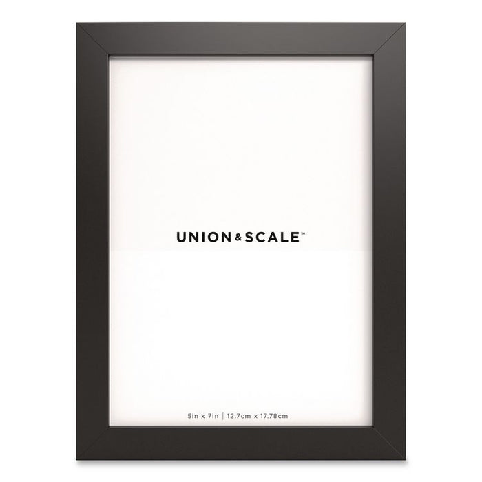 Essentials Wood Picture Frame, 5 x 7, Black