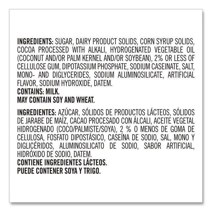 Premium Hot Chocolate Mix, Rich Chocolate, 1.75 lb Bag, 6/Carton