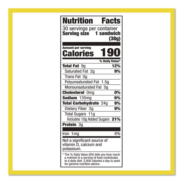 Biscuits, Cinnamon with Almond Butter, 1.35 oz Pouch, 30/Carton
