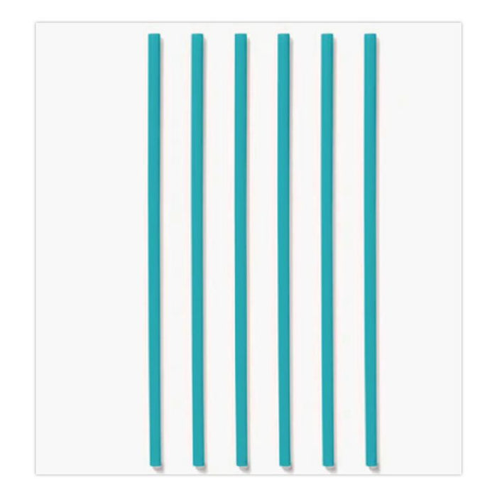 Marine Biodegradable Straws, 10.25", PHA, Ocean Blue, Wrapped, 250/Box, 8 Boxes/Carton