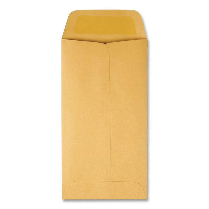 Kraft Coin and Small Parts Envelope, #3, Square Flap, Gummed Closure, 2.5 x 4.25, Brown Kraft, 500/Box