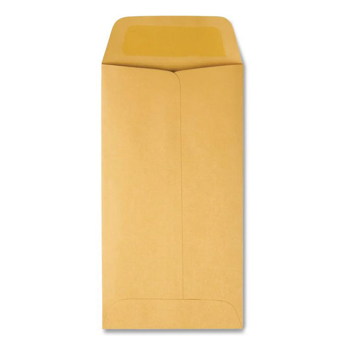 Kraft Coin and Small Parts Envelope, #7, Square Flap, Gummed Closure, 3.5 x 6.5, Brown Kraft, 500/Box
