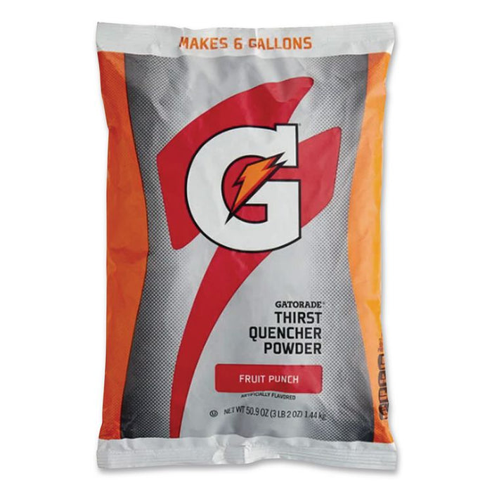 Thirst Quencher Powdered Drink Mix, Fruit Punch, 21 oz Packet, 32/Carton