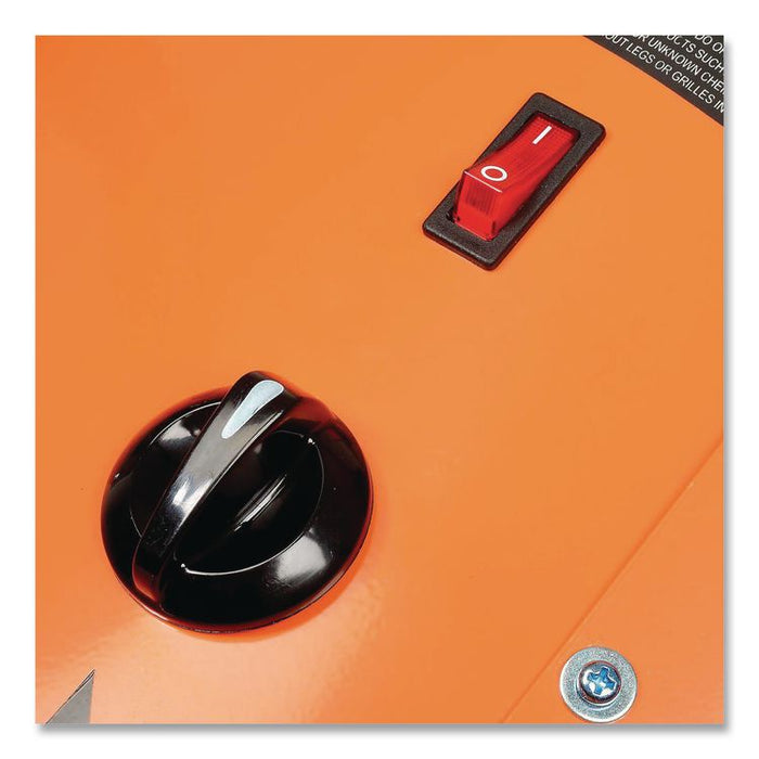 Portable Salamander Heater with Adjustable Thermostat, 240 V, 15,000 W, 21.59 x 28 x 38.5, Orange