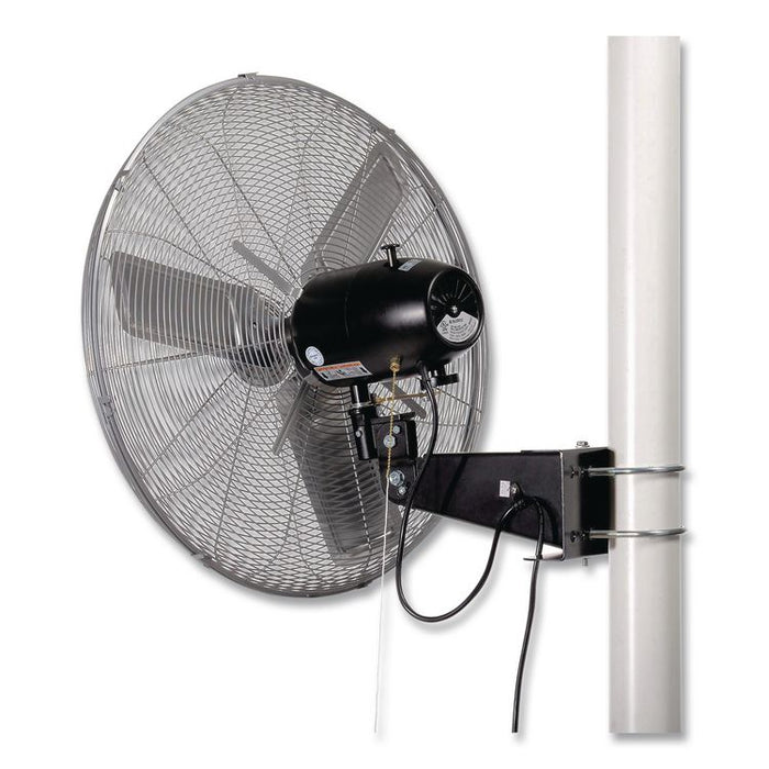 Deluxe Oscillating Fan, Pole or Column Mount, 24", 4,660 CFM, 1/2 hp
