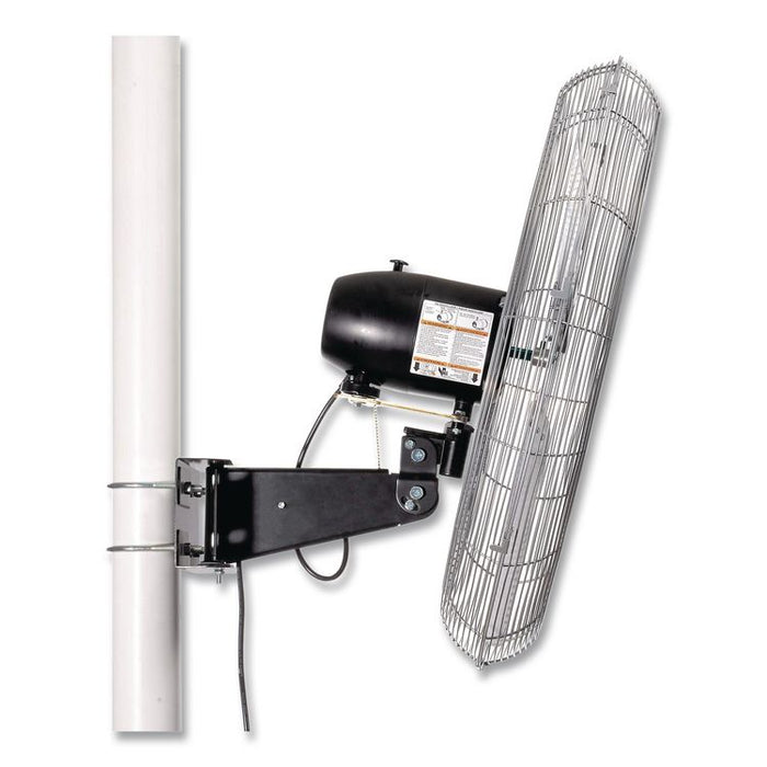 Deluxe Oscillating Fan, Pole or Column Mount, 30", 7,300 CFM, 1/2 hp