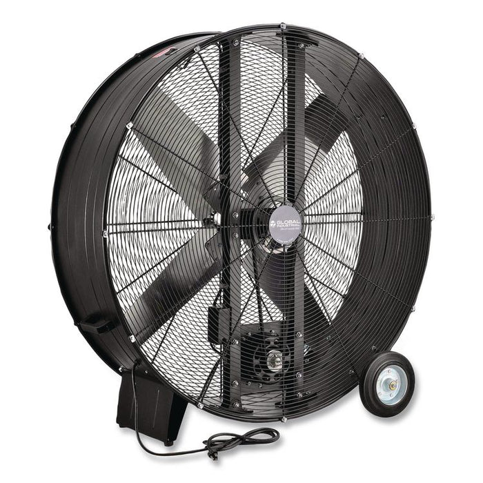 Portable Drum Blower Fan, 42", 2 Speeds, Black