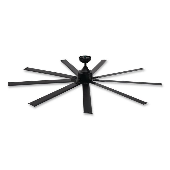 Industrial Ceiling Fan, 72", 6 Speeds, 9,400 CFM, Black