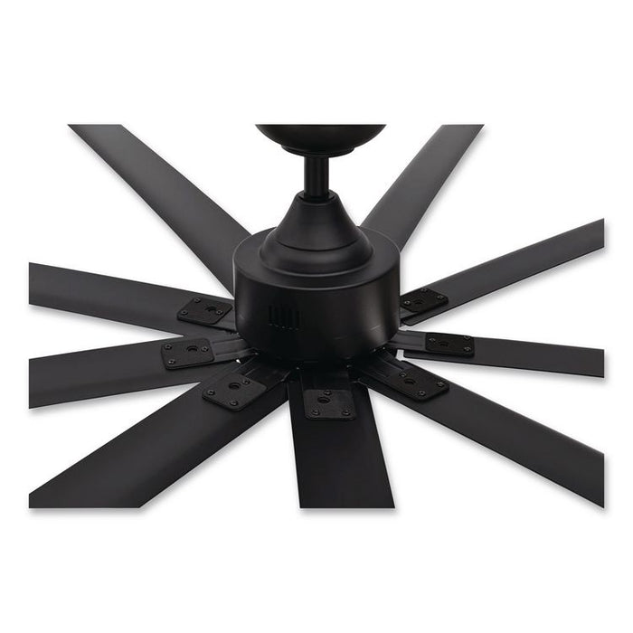 Industrial Ceiling Fan, 96", 6 Speeds, 10,500 CFM, Black