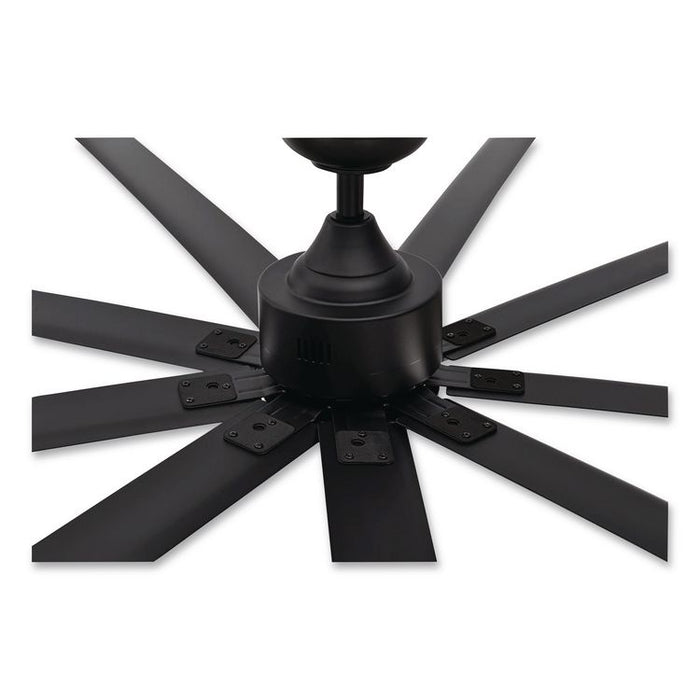 Industrial Ceiling Fan, 108", 6 Speeds, 20,000 CFM, Black