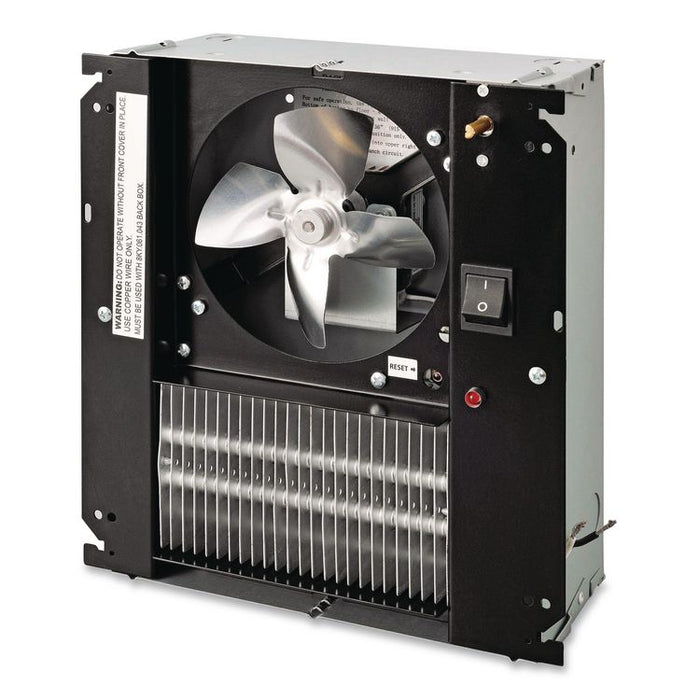 Fan Forced Wall Heater, Shaded Pole Motor, 1,500 W, 10.63 x 4.75 x 12.25, White
