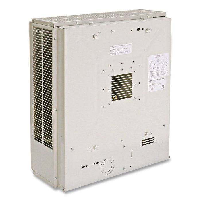 Unit Heater Horizontal or Vertical Downflow, Multi-Watt, 7,500 W, 19 x 8.5 x 21.43, White