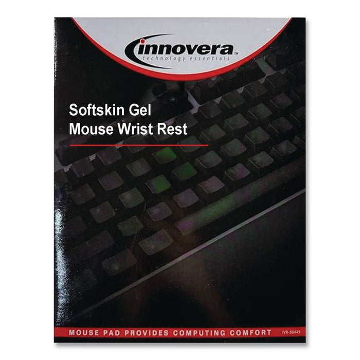 Softskin Gel Mouse Wrist Rest, 4.8 x 3, Black