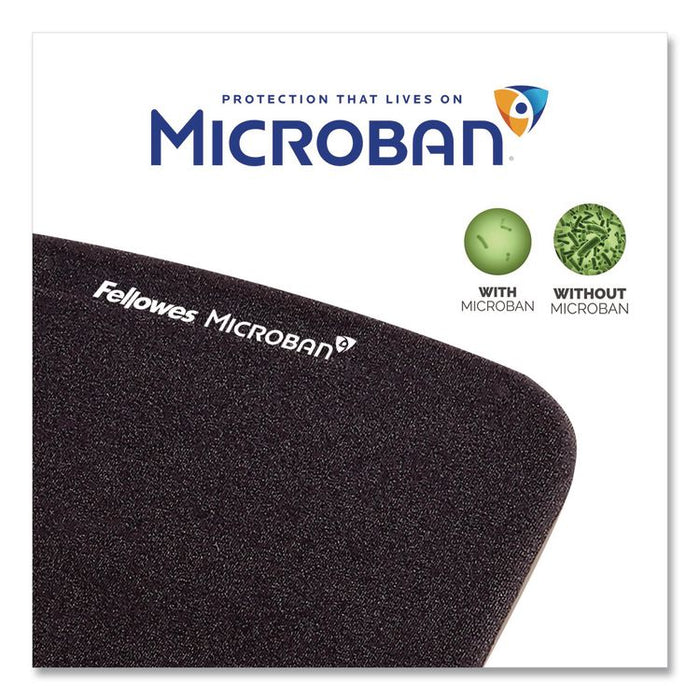 PlushTouch Keyboard Wrist Rest with FoamFusion Technology, 18.12 x 3.19, Graphite