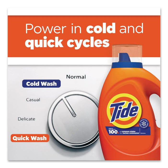 HE Liquid Laundry Detergent, Original Scent, 100 Loads, 125 oz Pour Bottle, 4/Carton