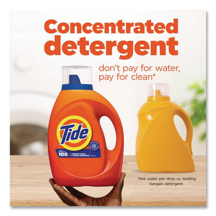 HE Laundry Detergent, Original Scent, Liquid, 64 Loads, 80 oz Bottle