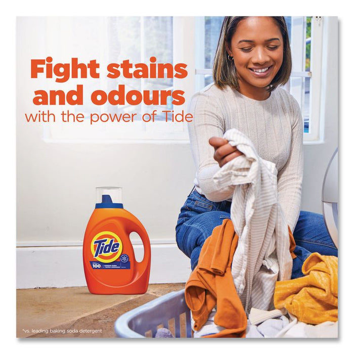 HE Laundry Detergent, Original Scent, Liquid, 64 Loads, 80 oz Bottle