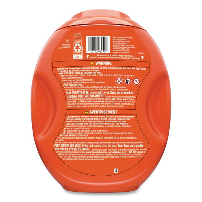 Pods, HE Compatible, Spring Meadow Scent, 85 oz, 112 Pods/Tub, 4 Tubs/Carton