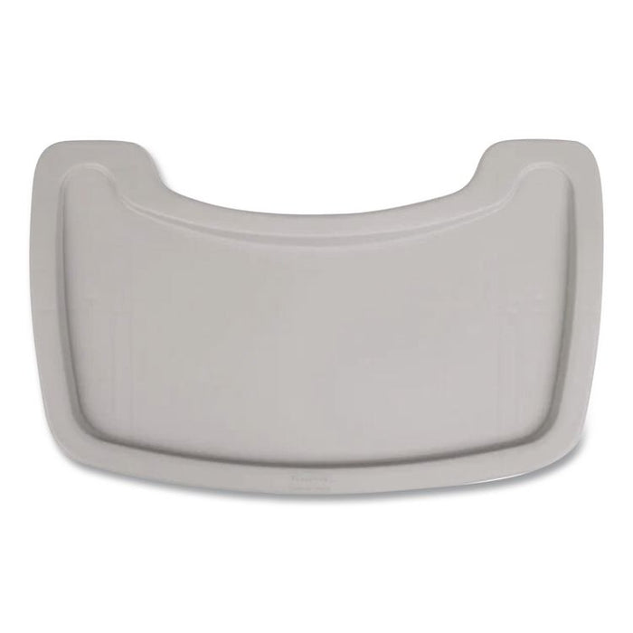 Sturdy Chair Microban Youth Seat Tray for Rubbermaid Commercial Youth Seats, 18.5 x 11.5 x 3.25, Plastic, Platinum