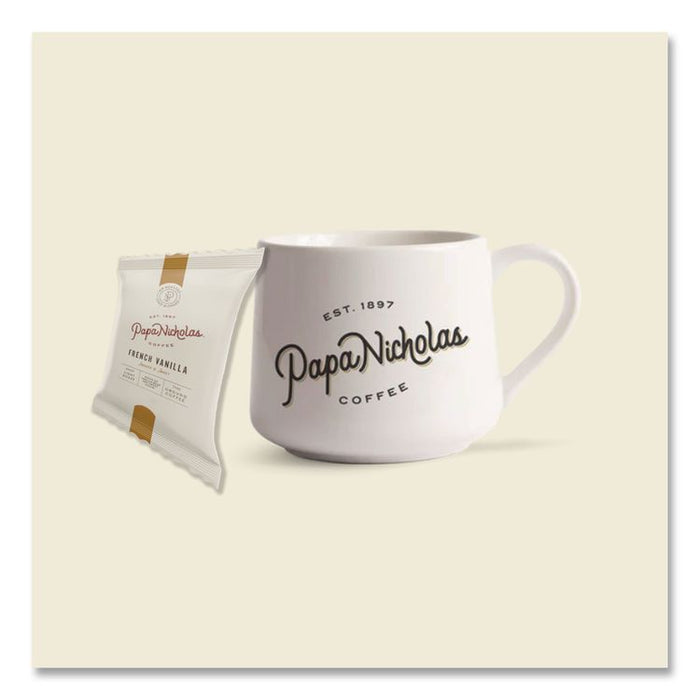 Premium Coffee, French Vanilla, Ground Portion Packs, 18/Carton