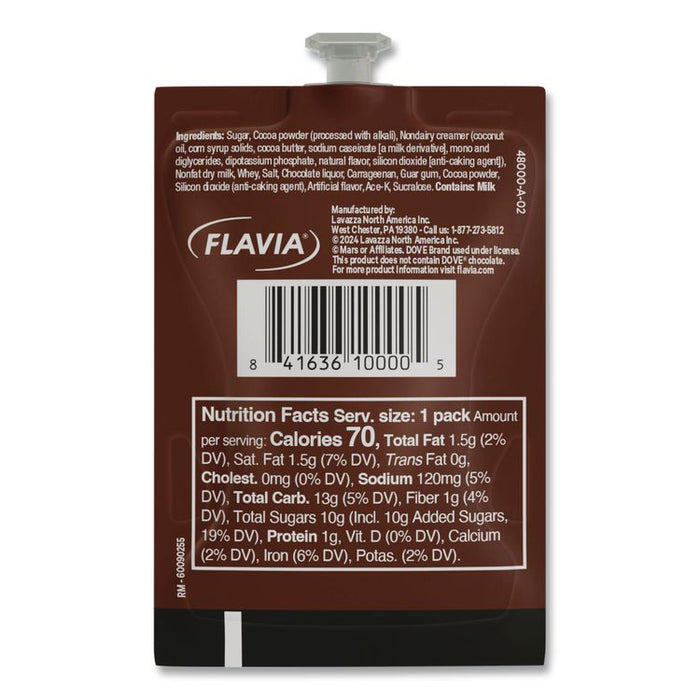 Dove Hot Chocolate Freshpack, Milk Chocolate, 72/Carton