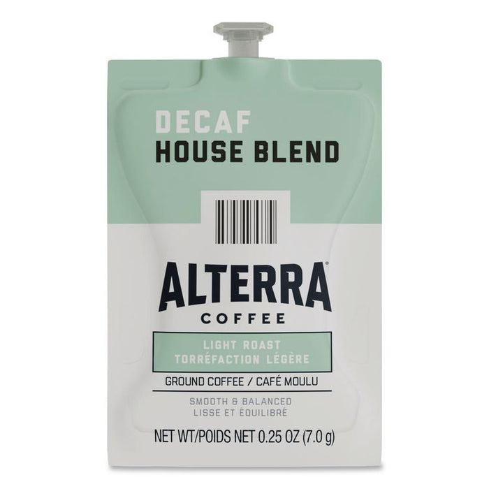 Alterra Decaf House Blend Coffee Freshpack, 100/Carton