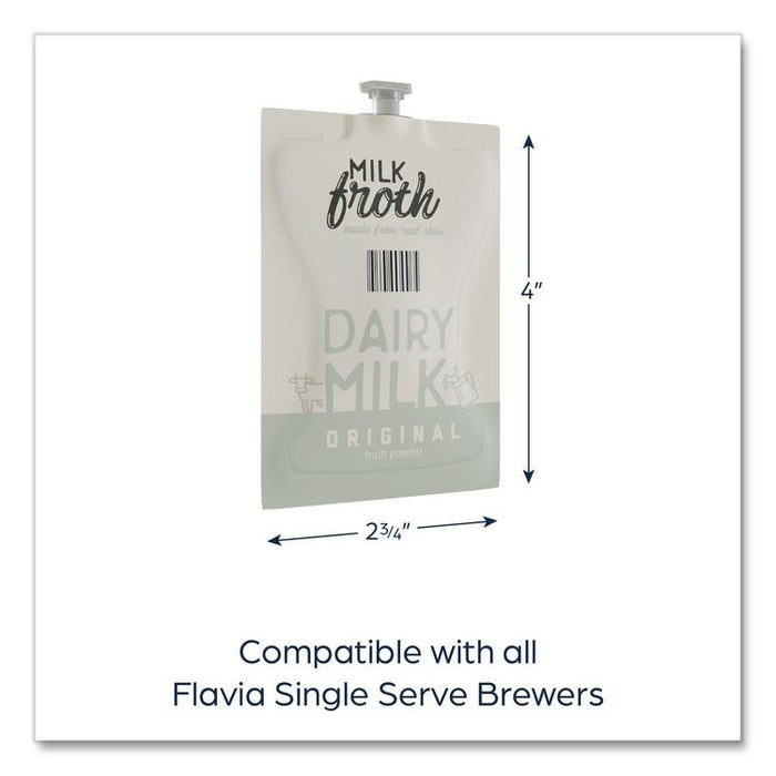 Dairy Milk Froth Powder Freshpack, 0.46 oz Pouch, 72/Carton