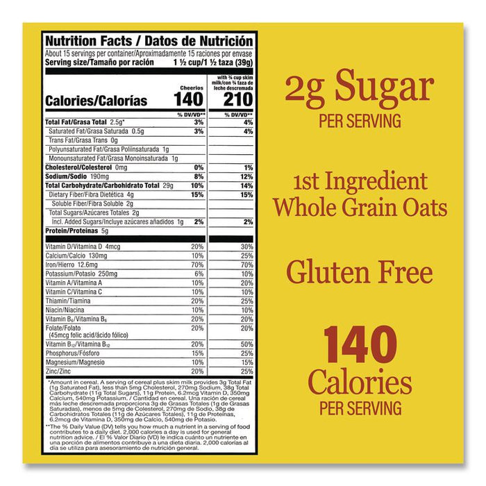 Breakfast Cereal, 2 Bags/Box, 40.7 oz Box