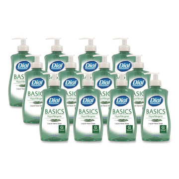 Dial Professional Basics Hypoallergenic Liquid Hand Soap - Floral Scent - 11 fl oz - Hand, Restroom, Home, School - Moisturizing - Clear - Anti-irritant - 1 Each
