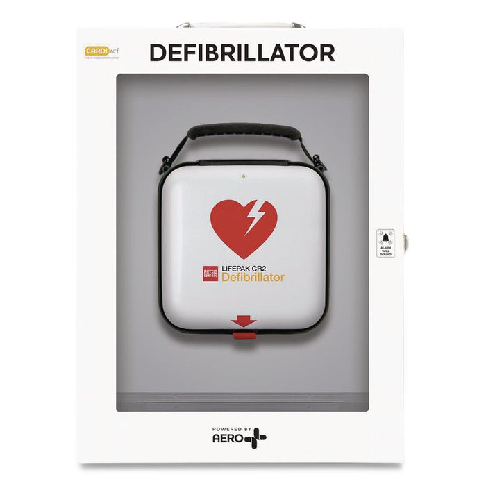 LIFEPAK CR2 Wi-Fi Alarmed Cabinet, Fully Automatic, English/Spanish, Handle