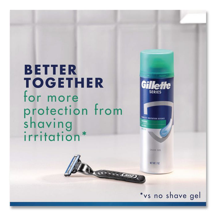 Soothing Shave Gel, 2.5 oz Can, 24/Carton