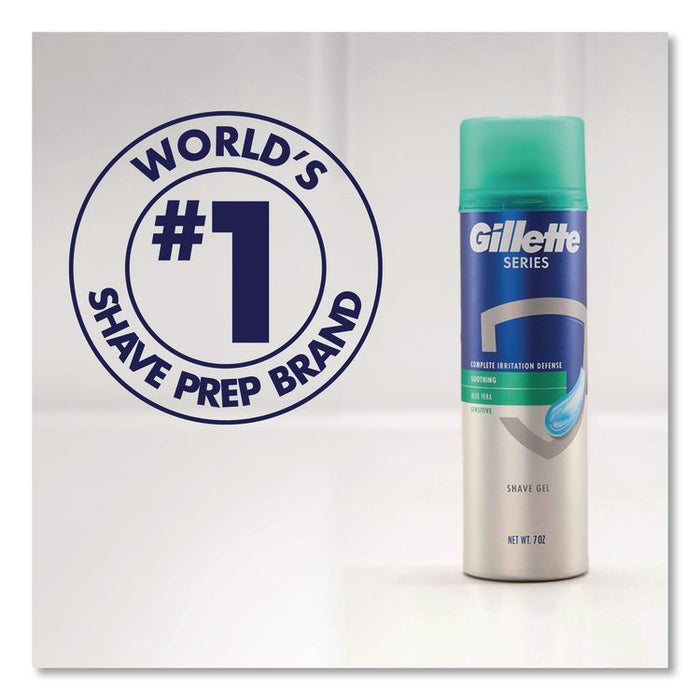 Soothing Shave Gel, 2.5 oz Can, 24/Carton