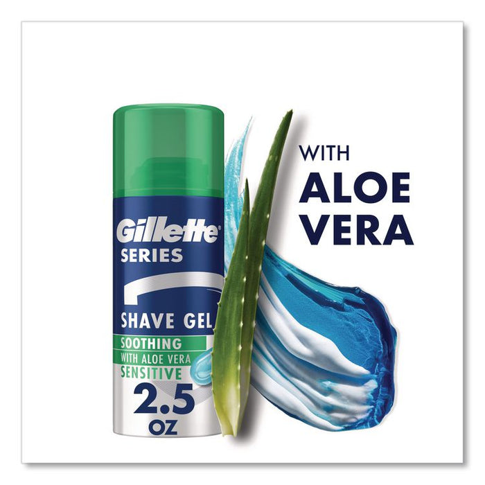Soothing Shave Gel, 2.5 oz Can, 24/Carton