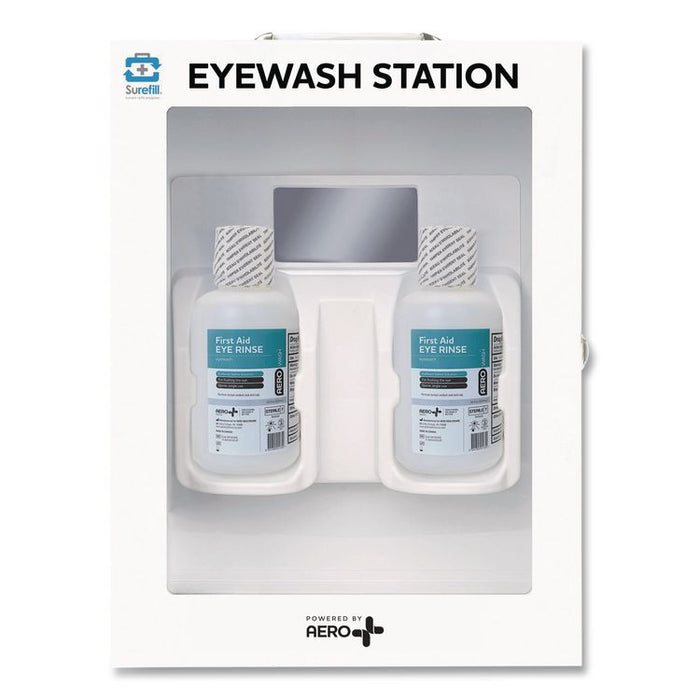 First Aid Station - First Aid, Eyewash, AED 350P, 4 Pieces, Metal Case