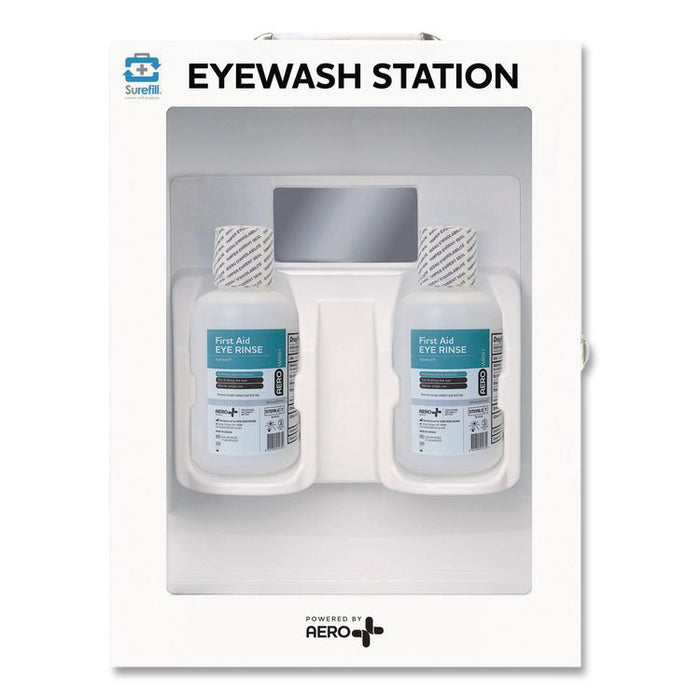 First Aid Station - First Aid, Eyewash, AED 450P, 4 Pieces, Metal Case