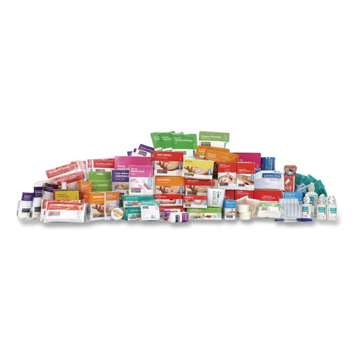 200 Series Class B 5-Shelf First Aid Cabinet Refill - Meds, 1,183 Pieces