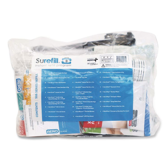 50 Series ANSI B First Aid Kit Refill, For All 50B Series Kits 2021, 283 Pieces