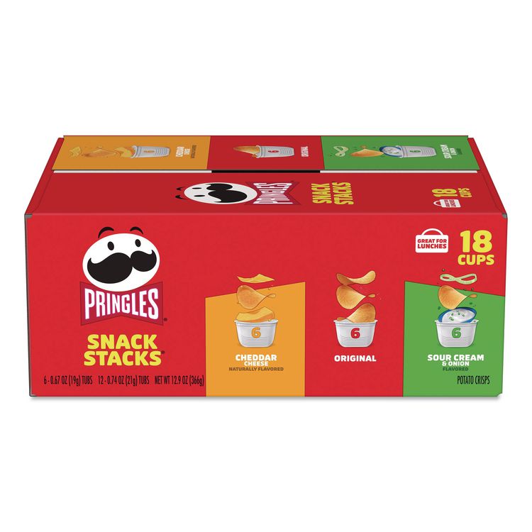 Snack Stacks, Assorted Flavors, 18 Cups/Carton — Axiscore