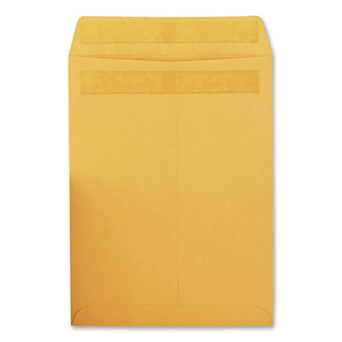 Redi-Seal Catalog Envelope, #10 1/2, Cheese Blade Flap, Redi-Seal Adhesive Closure, 9 x 12, Brown Kraft, 100/Box