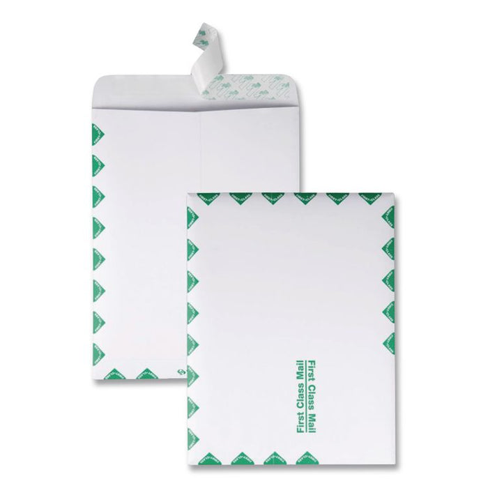 14 lb Tyvek Open End Expansion Mailer Value Pack, First Class, #13 1/2, Flip-Stik, Redi-Strip Closure, 10 x 13, White,100/CT