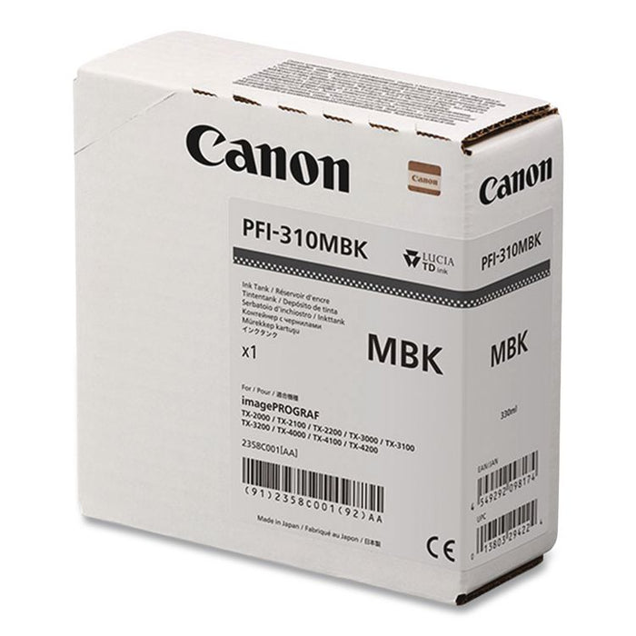2358C001 (PFI-310) Lucia Ink, Matte Black
