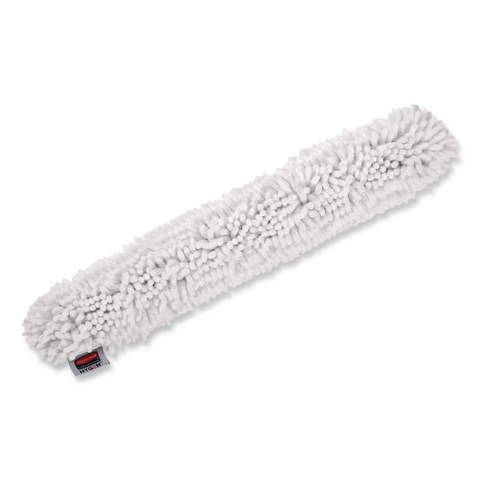 HYGEN Quick-Connect Microfiber Dusting Wand Sleeve, White, 6/Carton